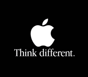 slogan creativo de Apple